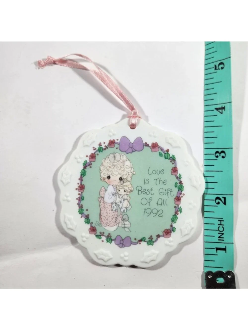 Precious Moments Ornament 90s Porcelain 